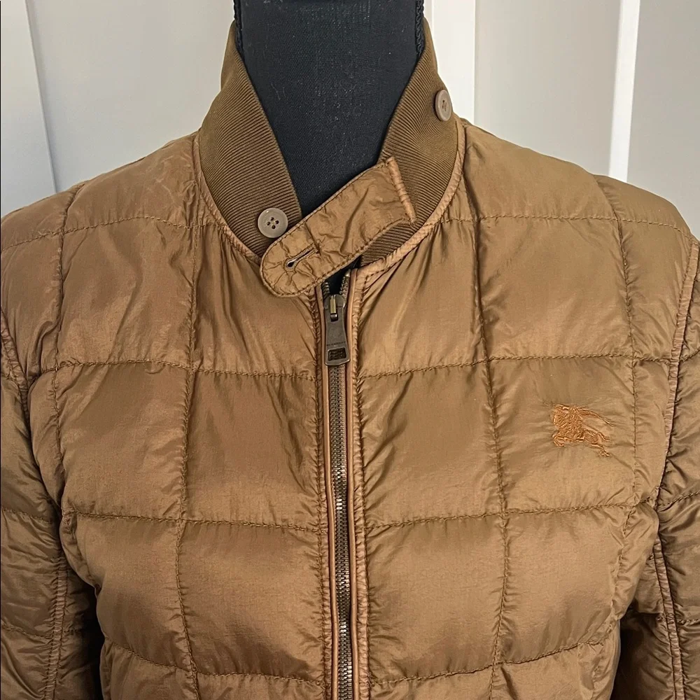 Burberry Brit Down Brown Quilted Jacket - Picture 2 of 7